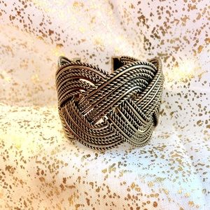 Cookie Lee Braided Cuff Bracelet